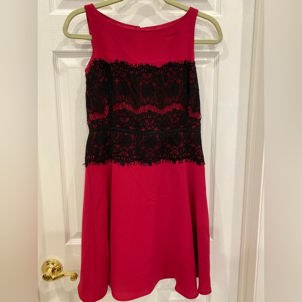 LIKE NEW Loft Petite size 0 cocktail dress midi flare dress